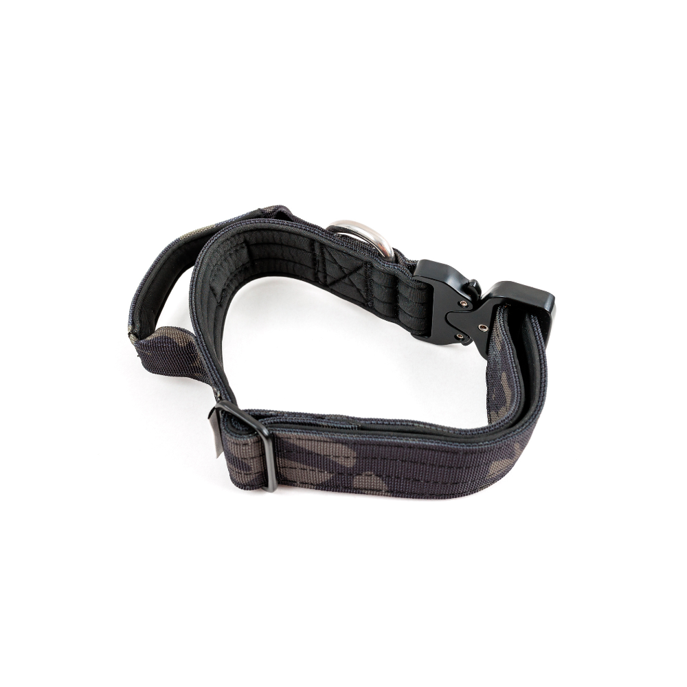 Collar Combat 4 cm para Perros - Street Dogs - Black Camouflage