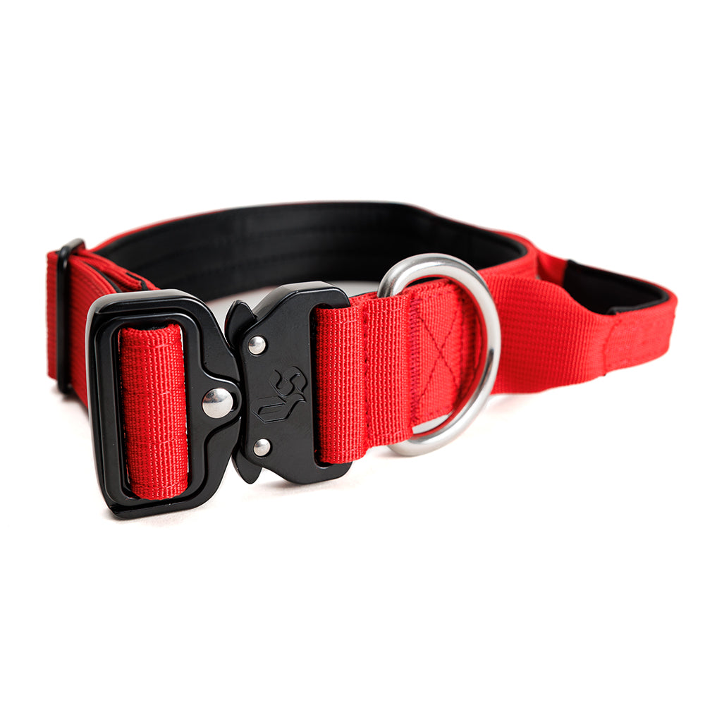Collar Combat 4 cm para Perros - Street Dogs - Red