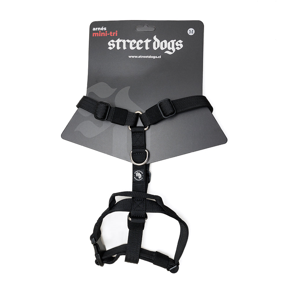 Arnés Mini-Strap para Perros - Street Dogs - Black